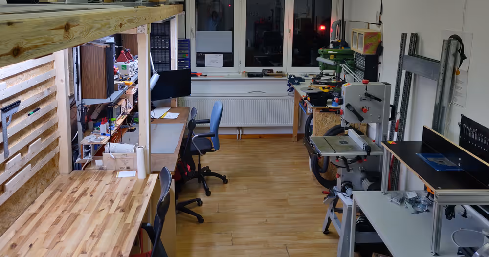 Das Bild zeigt den Maschinenraum des vspace.one